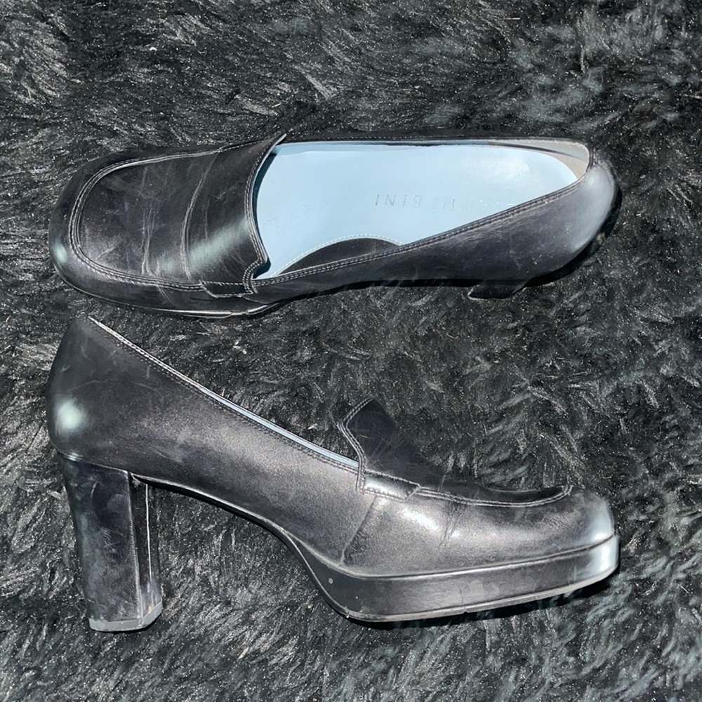 Black Gianni bini loafers
